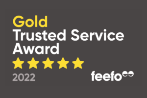 Feefo Gold Trusted Service Award 2022
