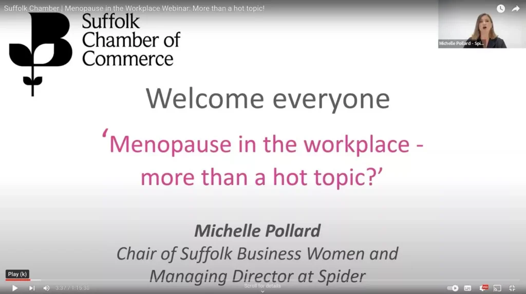 Menopause in the Workplace Webinar video