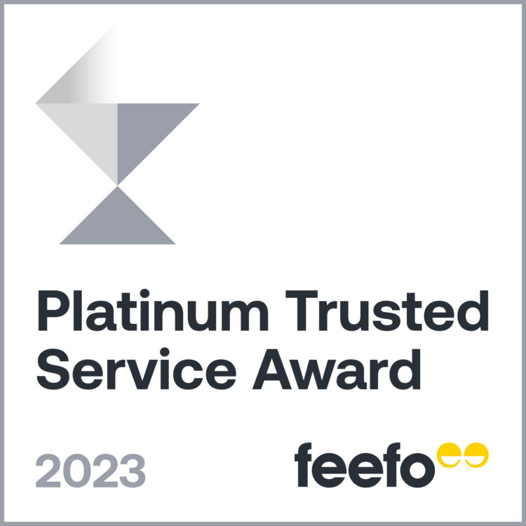 Platinum Trusted Service Award - Badge 2023